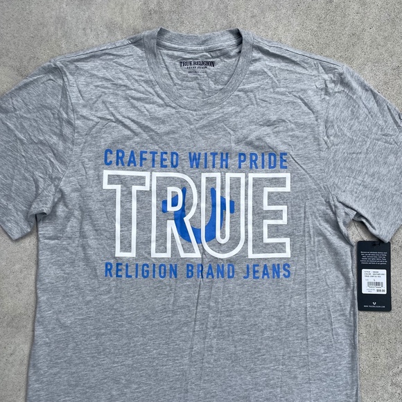 NWT True Religion T-shirt - size L - Picture 2 of 7